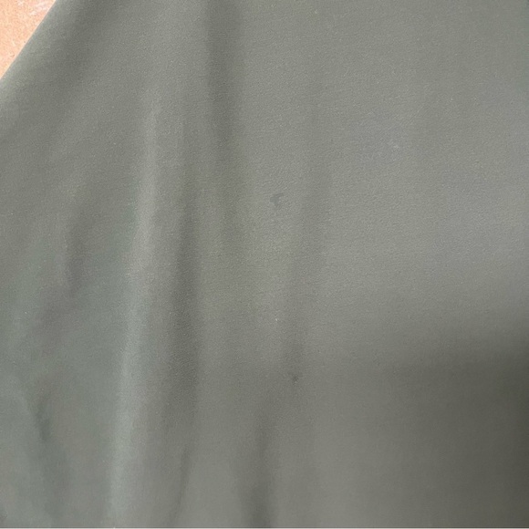 Aday Something Borrowed Shirt Moss Slimming Athleisure Classic Womens L - Picture 4 of 6